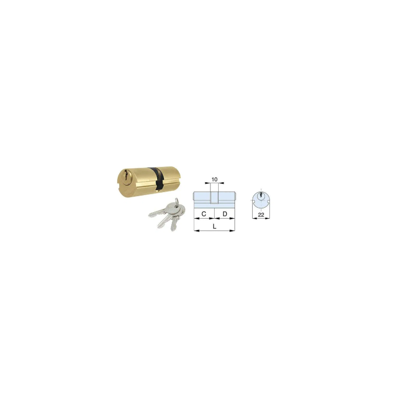 CILINDRO TONDO MG D22