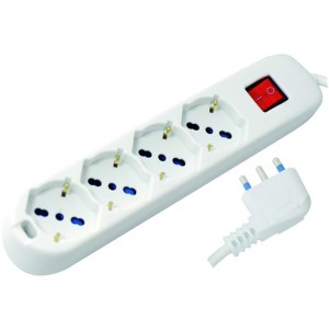 MULTIPRESE 4 PRESE VIGOR CON STOP BIANCO 16A