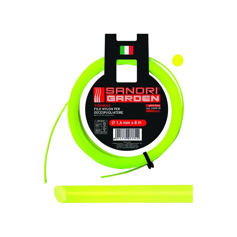 FILO DECESPUGLIATORI NYLON SANDRI TONDO