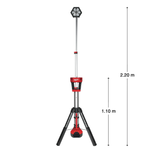 Torre faro LED multidirezionale con treppiede M18™
