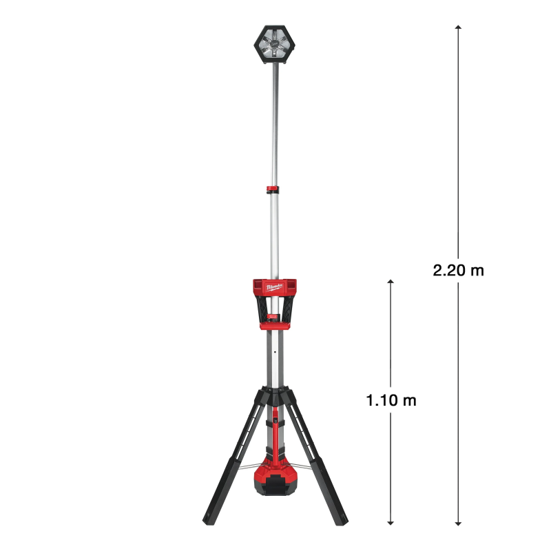 Torre faro LED multidirezionale con treppiede M18™