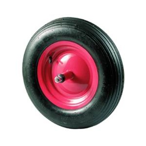 RUOTE CARRIOLE VIGOR PERNO LUNGO 21 CM PNEUMATICA