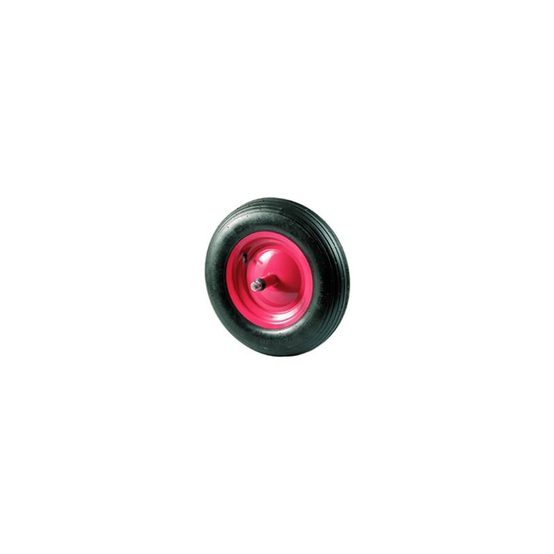 RUOTE CARRIOLE VIGOR PERNO LUNGO 21 CM PNEUMATICA