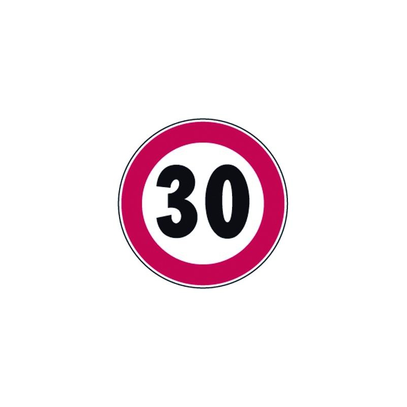 SEGNALI STRADALI DIVIETO LIMITE VEL 30 KM|H 