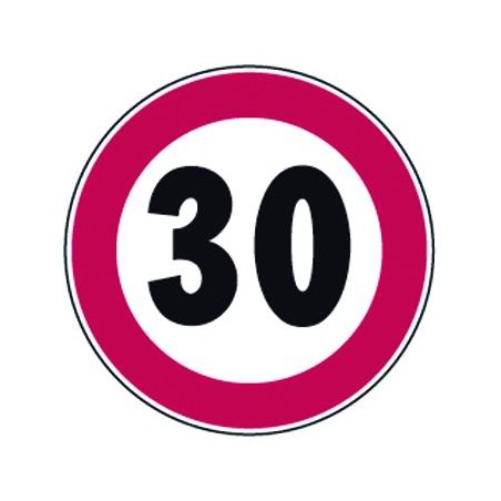 SEGNALI STRADALI DIVIETO LIMITE VEL 30 KM|H 