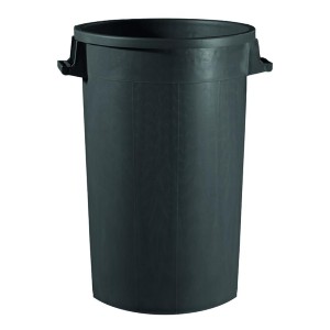 BIDONI IMMONDIZ.PLASTICA NERO SENZA COPERCHIO 120L