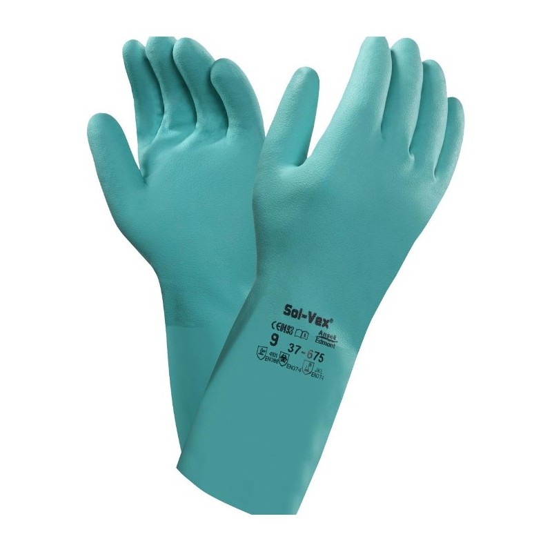 GUANTI CHIMICI PROTETTIVI ANSELL SOLVEX 37-675