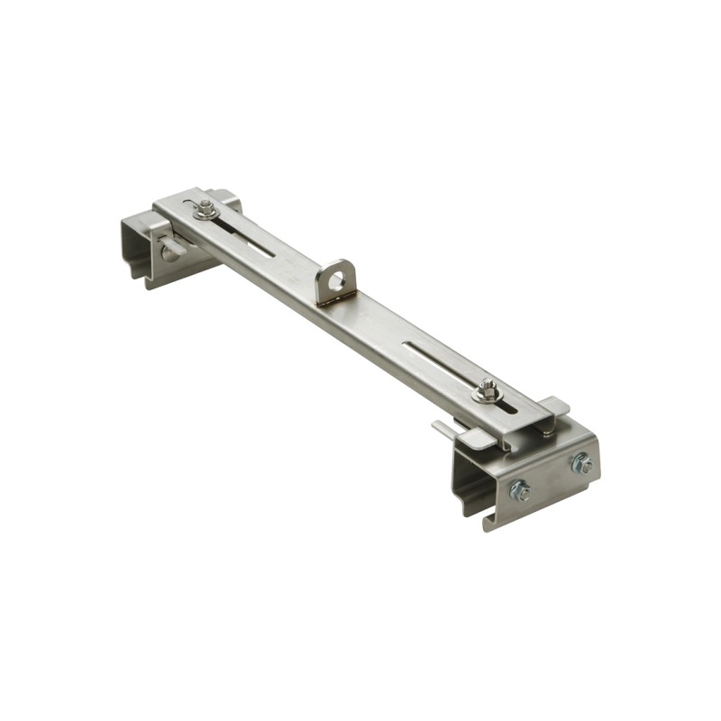 Piastra per lamiera aggraffata con golfare inox.