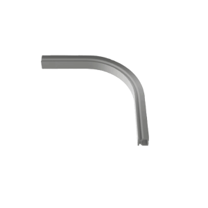 Binario in alluminio curva 90 gradi